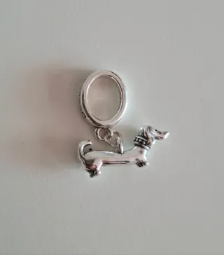 Charm Perrito Dachshund Plata