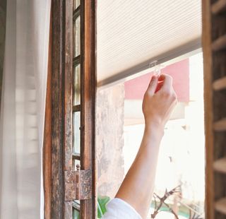 Estor Ikea Hoppvals 120x155cm Blanco