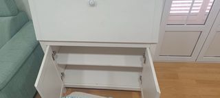 Buró blanco medidas 90x45 y alto 1,08