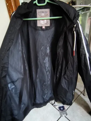 Giubbotto Cotton & Silk Uomo Nero Tg M, nuovo