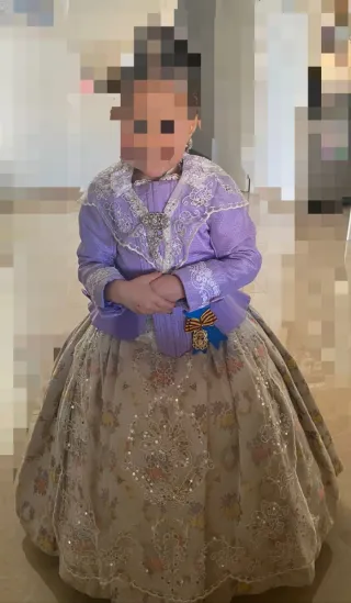Traje de Fallera para Niña De 3 a 6 años