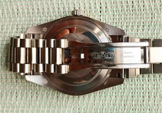 Orologio Verde Acciaio.