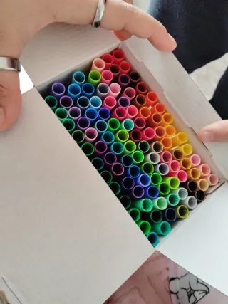 Caja 100 Rotuladores Crayola Super Tips