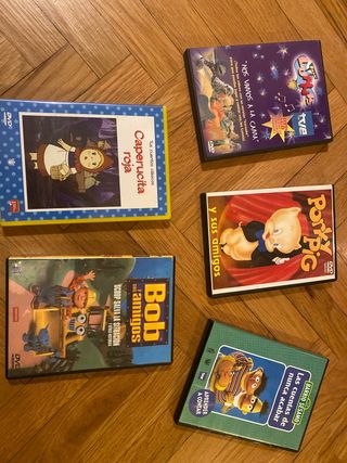 Lote 5 DVDs Infantiles por 5€
