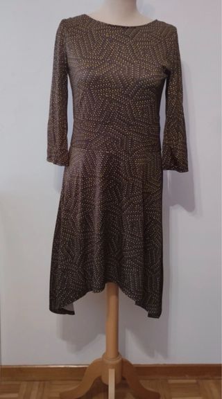 Vestido midi Trucco estampado