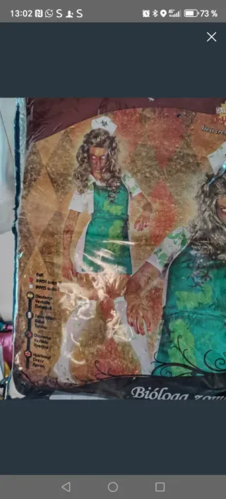 Disfraz Bióloga Zombie Talla Única