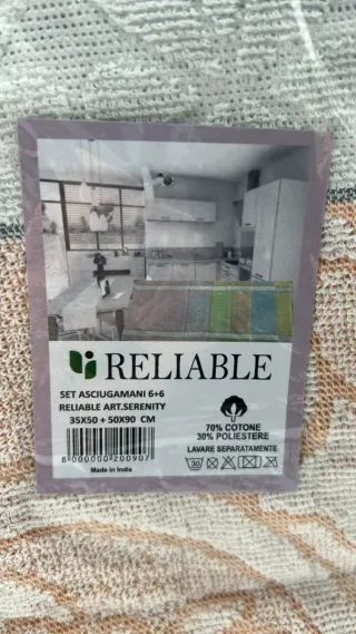 Set 12 Asciugamani Viso e Ospiti