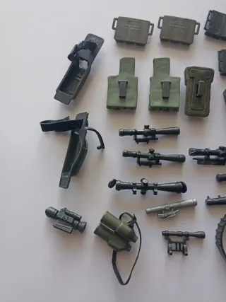 Lote Accesorios 1/6 Visores y Fundas