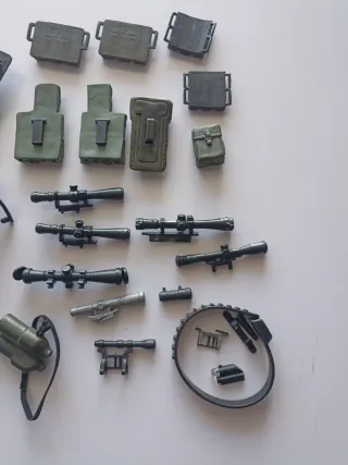 Lote Accesorios 1/6 Visores y Fundas