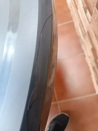 Mesa Terraza Antracita 100cm resina alta densidad