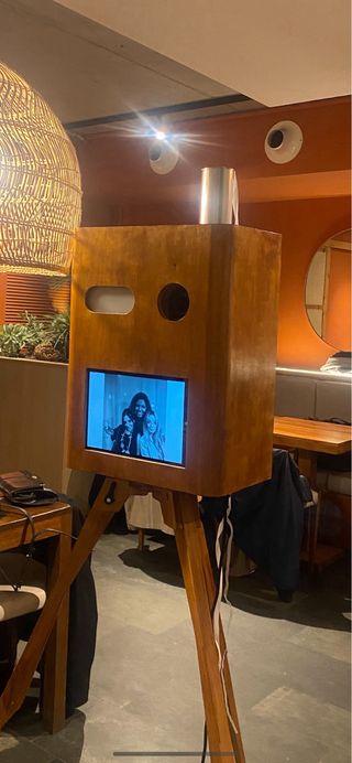 Estructura Fotomatón Madera