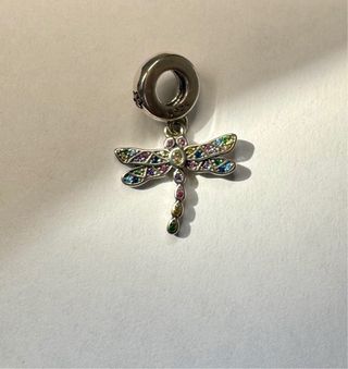 Charm Libélula Multicolor Plata 925