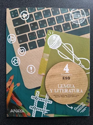 Lengua y literatura 4 ESO Anaya TRIMESTRE 2