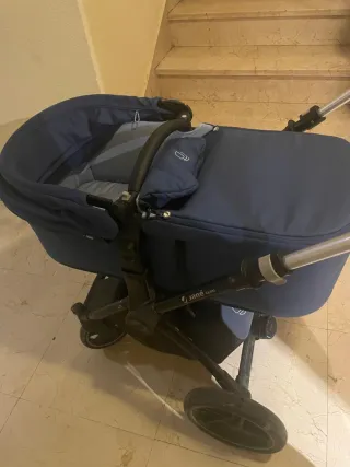 Carrito de bebé Jane azul, regalo la silla