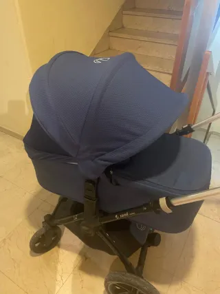 Carrito de bebé Jane azul, regalo la silla