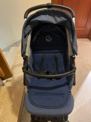 Carrito de bebé Jane azul+ silla de paseo