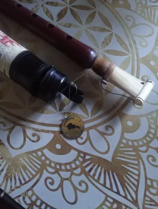 Duduk armenio con funda