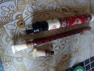 Duduk armenio con funda