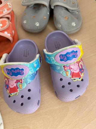 Lote Zapatos Niña: Sandalias, Bailarinas y Crocs