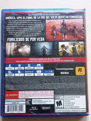 Red Dead Redemption 2 PS4 Blu-ray Disc