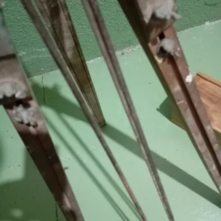 Caballete de madera JAKER clásico más pinceles