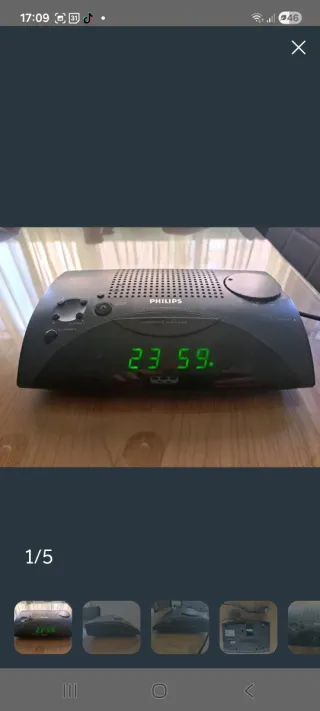 Despertador Radio Philips AJ 3299