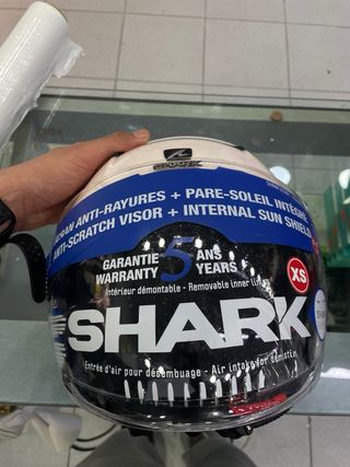 Casco Shark Nano Blank XS Parme