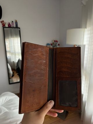 Cartera Lacoste Marrón