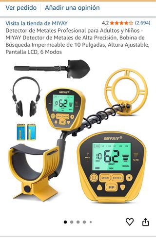 Detector de Metales Profesional para Adultos y Niñ