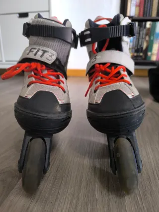 Pattini Oxelo Bianchi Taglia 32-35