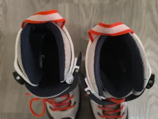 Pattini Oxelo Bianchi Taglia 32-35