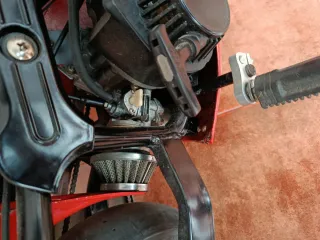 Minimoto Honda Roja Deportiva