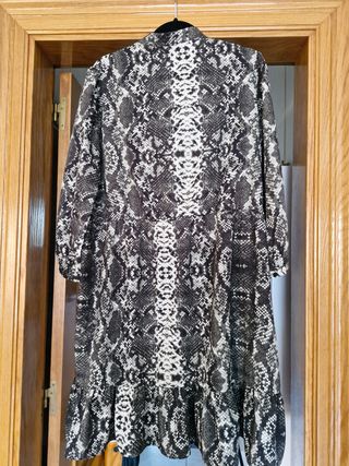 Vestido estampado serpiente T48