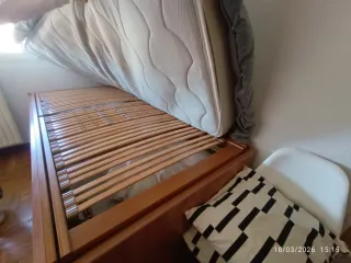 Armario modular de madera + 2 camas