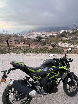 Kawasaki Z125 Negra y Verde