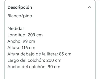 Solo hasta el 28  Cama infantil Ikea