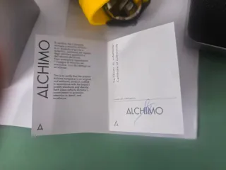 Reloj Deportivo Alchimo Negro y Amarillo