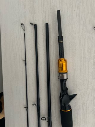 Cañas de casting para lucio perfectas para viaje