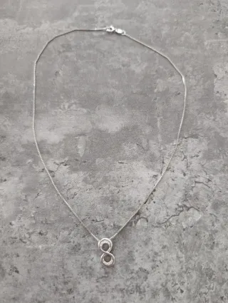 Colgante Oro Blanco con Circonitas Laffitte