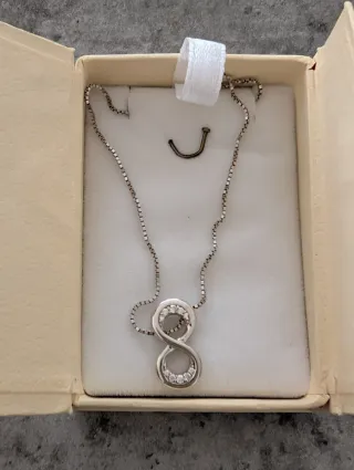 Colgante Oro Blanco con Circonitas Laffitte