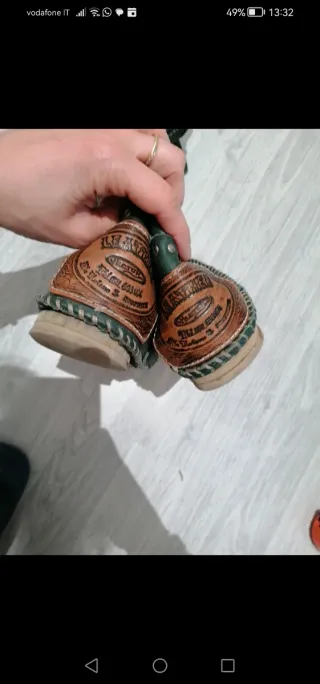 Stivali Hector Riccione indiani verde scuro estivi