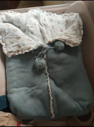 Saco para bebé con estampado de ositos