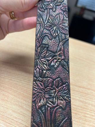 Cinturón Piel Sintética 70-90cm Flor