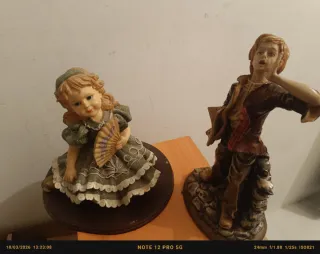 Figuras decorativas de porcelana