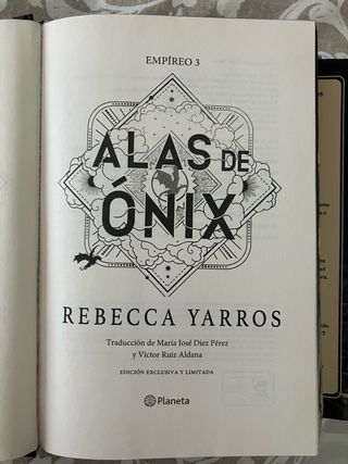 Alas de Sangre, Hierro y Onix - Rebecca Yarros