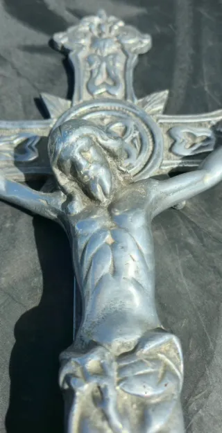 Gran Crucifijo Vintage Metal