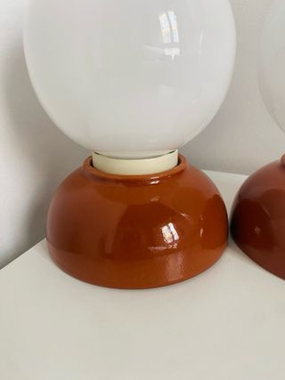 Lampade in ceramica e cristallo