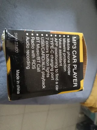 Radio Coche MP3 SWM D3400