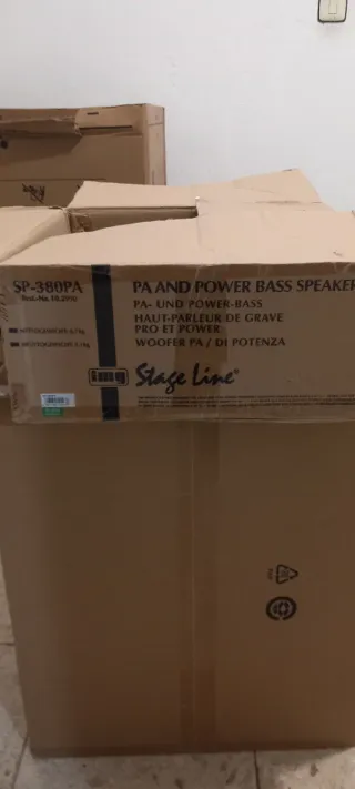 Pareja de altavoces Stage Line SP-380PA 15 500W -