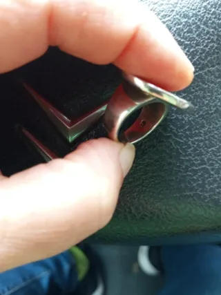 Anillo Plata Ley Diseño Circular Multicolor